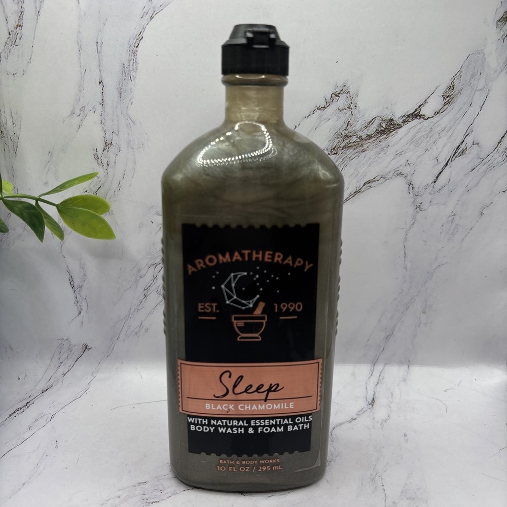 Bath & Body Works Aromatherapy Black Chamomile Body Wash Retired New